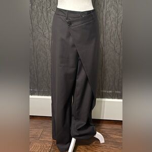 Commense Black Wrap Trousers